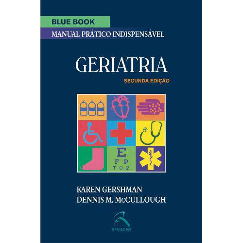 Tamanhos, Medidas e Dimensões do produto Livro - Blue Book - Geriatria - Gershman