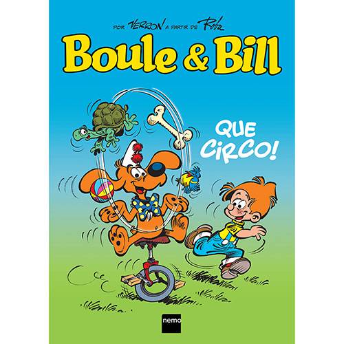 Tamanhos, Medidas e Dimensões do produto Livro - Boule & Bill: que Circo!