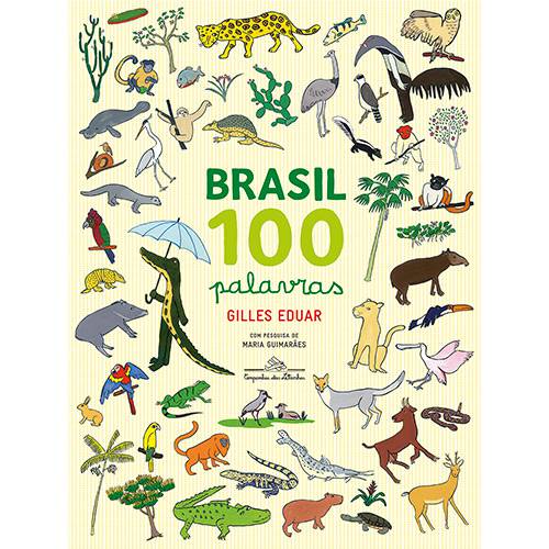 Tamanhos, Medidas e Dimensões do produto Livro - Brasil 100 Palavras