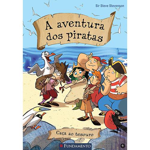 Tamanhos, Medidas e Dimensões do produto Livro - Caça ao Tesouro - a Aventura dos Piratas - Vol. 4