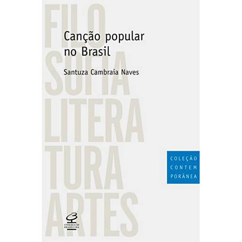 Tamanhos, Medidas e Dimensões do produto Livro - Canção Popular no Brasil