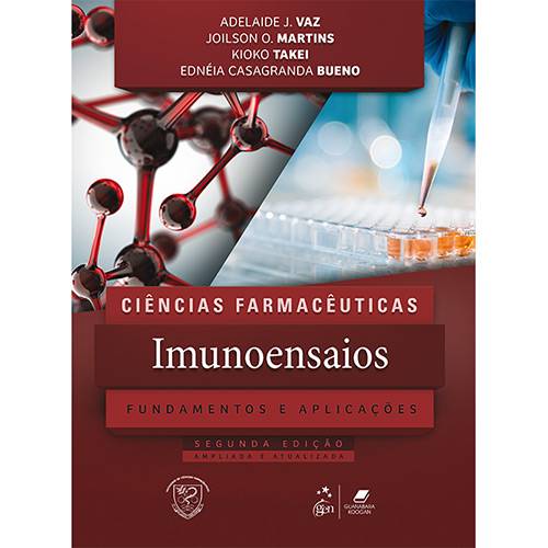 Tamanhos, Medidas e Dimensões do produto Livro - Ciências Farmacêuticas Imunoensaios