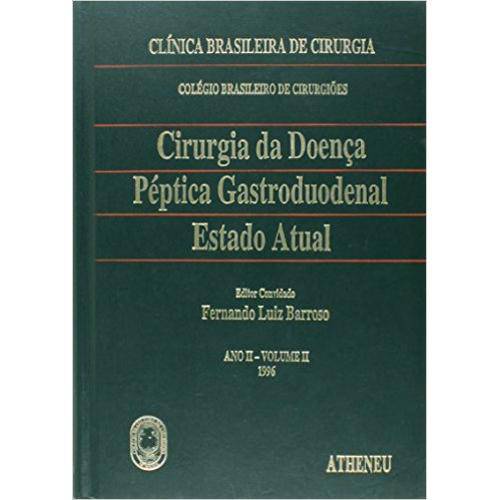 Tamanhos, Medidas e Dimensões do produto Livro - Cirurgia da Doença Péptica Gastroduodenal - Barroso