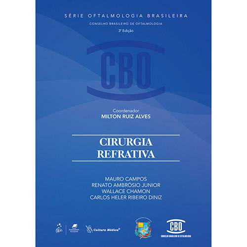 Tamanhos, Medidas e Dimensões do produto Livro - Cirurgia Refrativa: Série de Oftalmologia Brasileira