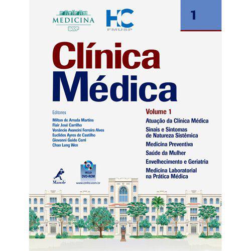 Tamanhos, Medidas e Dimensões do produto Livro - Clínica Médica - Volume 1