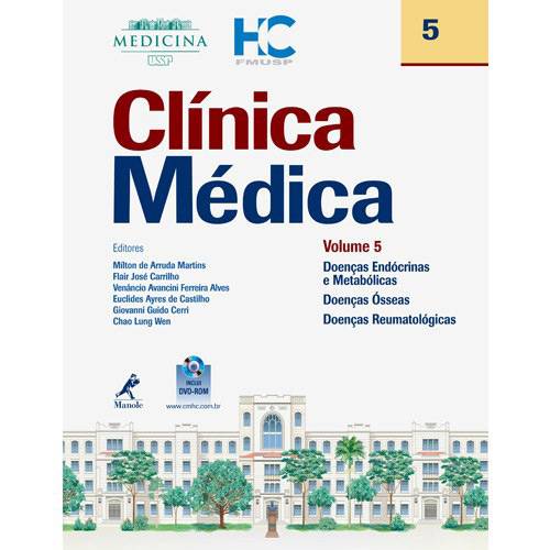 Tamanhos, Medidas e Dimensões do produto Livro - Clínica Médica - Volume 5