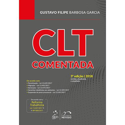 Tamanhos, Medidas e Dimensões do produto Livro - CLT Comentada