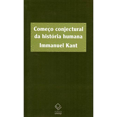 Tamanhos, Medidas e Dimensões do produto Livro - Começo Conjectural da História Humana