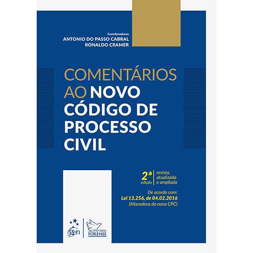 Tamanhos, Medidas e Dimensões do produto Livro - Comentários ao Novo Código de Processo Civil