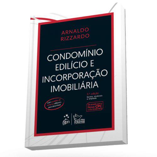 Tamanhos, Medidas e Dimensões do produto Livro - Condomínio Edilício e Incorporação Imobiliária - Rizzardo
