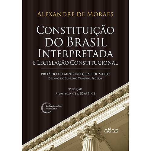 Tamanhos, Medidas e Dimensões do produto Livro - Constituição do Brasil Interpretada e Legislação Constitucional