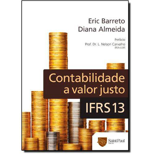 Tamanhos, Medidas e Dimensões do produto Livro - Contabilidade a Valor Justo - Ifrs 13