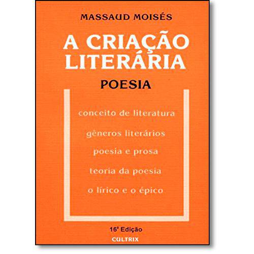 Tamanhos, Medidas e Dimensões do produto Livro - Criação Literária, A: Poesia