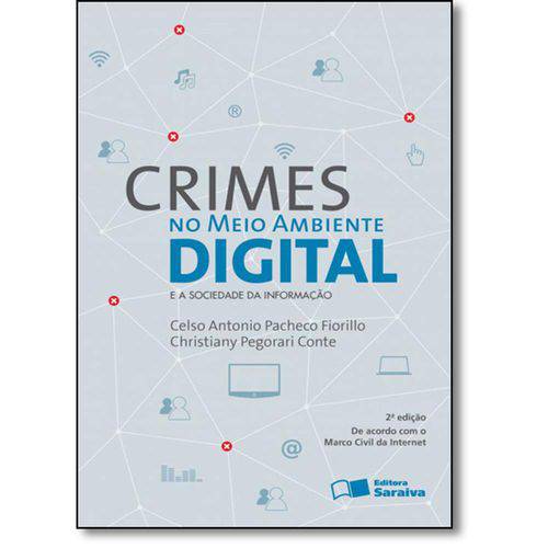 Tamanhos, Medidas e Dimensões do produto Livro - Crimes no Meio Ambiente Digital: e a Sociedade da Informação