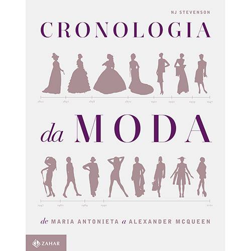 Tamanhos, Medidas e Dimensões do produto Livro - Cronologia da Moda - de Maria Antonieta a Alexander McQueen