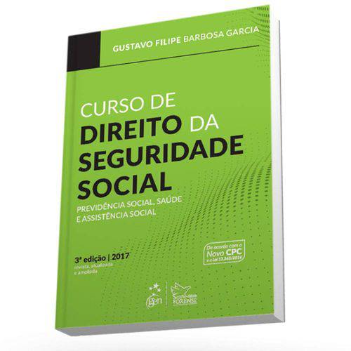 Tamanhos, Medidas e Dimensões do produto Livro - Curso de Direito da Seguridade Social - Garcia