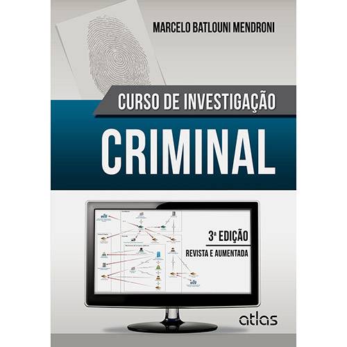 Tamanhos, Medidas e Dimensões do produto Livro - Curso de Investigação Criminal
