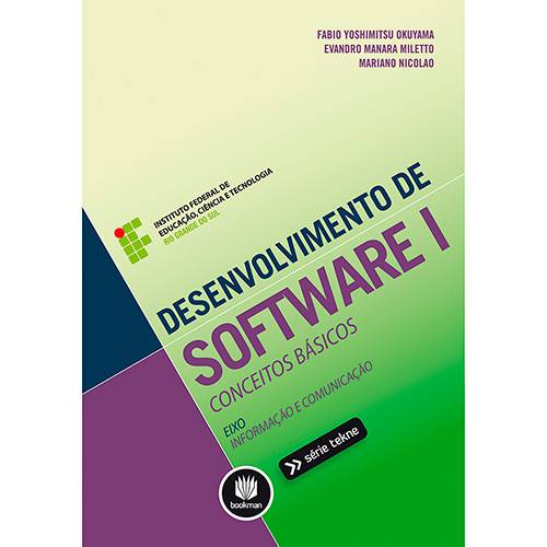 Tamanhos, Medidas e Dimensões do produto Livro - Desenvolvimento de Software I - Conceitos Básicos