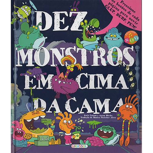 Tamanhos, Medidas e Dimensões do produto Livro - Dez Monstros em Cima da Cama