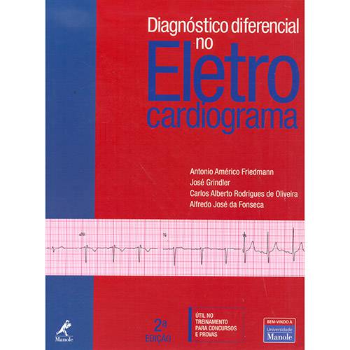 Tamanhos, Medidas e Dimensões do produto Livro - Diagnóstico Diferencial no Eletrocardiograma