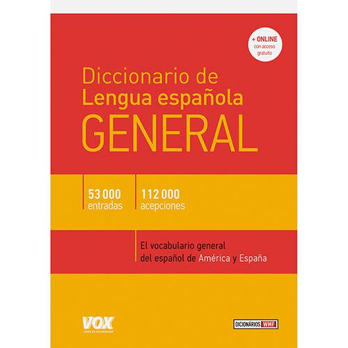 Tamanhos, Medidas e Dimensões do produto Livro - Diccionario de Lengua Española General
