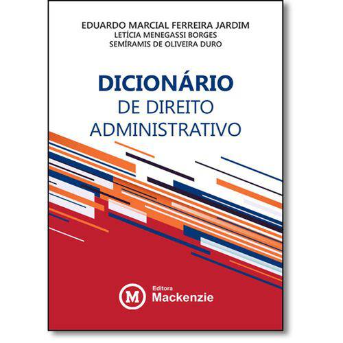 Tamanhos, Medidas e Dimensões do produto Livro - Dicionário de Direito Administrativo