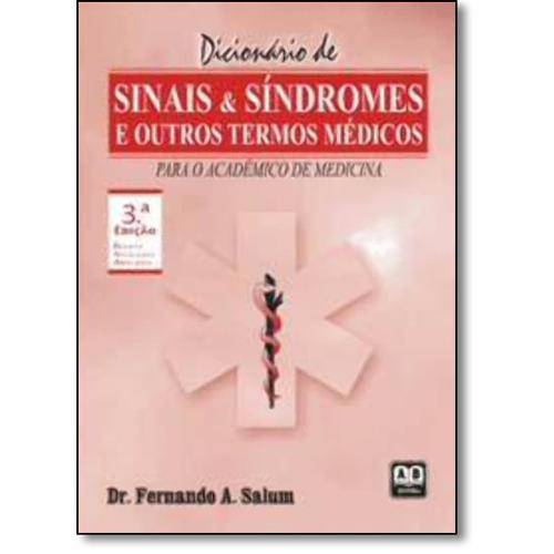 Tamanhos, Medidas e Dimensões do produto Livro - Dicionário de Sinais e Síndromes e Outros Termos Médicos - Salum