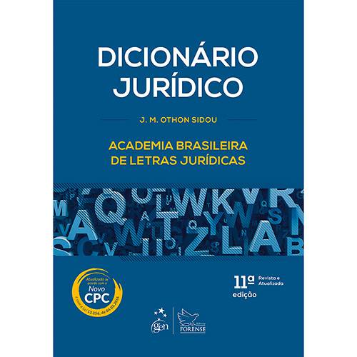 Tamanhos, Medidas e Dimensões do produto Livro - Dicionário Jurídico: Academia Brasileira de Letras Jurídicas