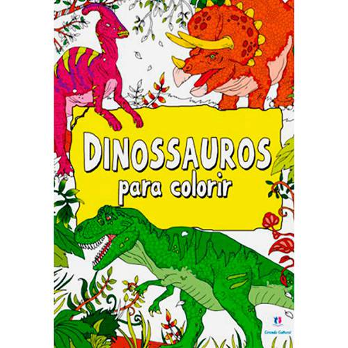 Tamanhos, Medidas e Dimensões do produto Livro - Dinossauros para Colorir