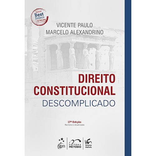 Tamanhos, Medidas e Dimensões do produto Livro - Direito Constitucional Descomplicado