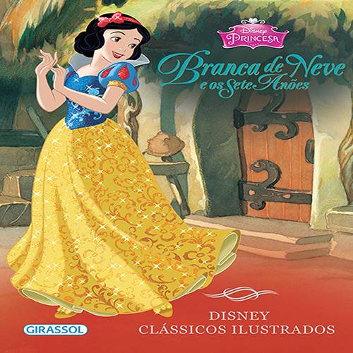 Tamanhos, Medidas e Dimensões do produto Livro - Disney Clássicos Ilustrados - Branca de Neve e os Sete Anões