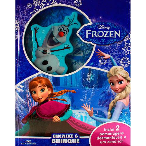 Tamanhos, Medidas e Dimensões do produto Livro - Disney Frozen - Encaixe e Brinque