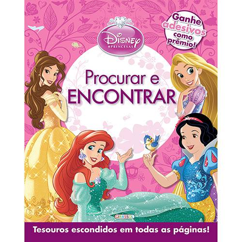 Tamanhos, Medidas e Dimensões do produto Livro - Disney Princesas: Procurar e Encontrar