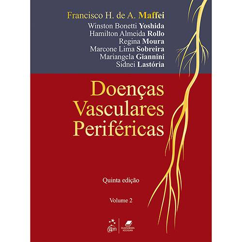 Tamanhos, Medidas e Dimensões do produto Livro - Doenças Vasculares Periféricas - Vol. 2