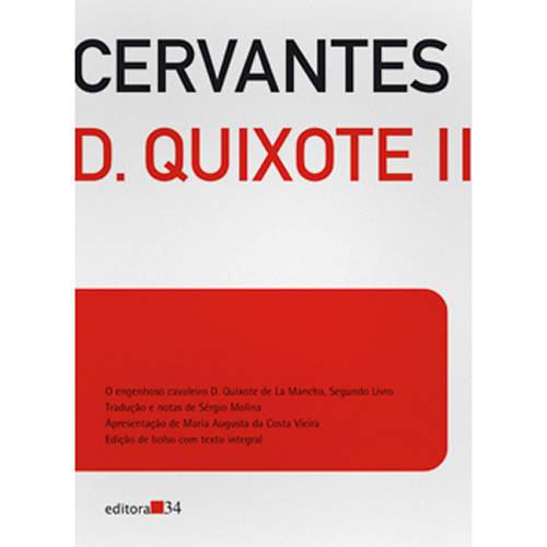 Tamanhos, Medidas e Dimensões do produto Livro - Dom Quixote II