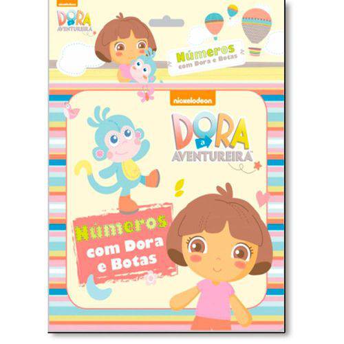 Tamanhos, Medidas e Dimensões do produto Livro - Dora Baby: Números com Dora e Botas - Livro de Banho