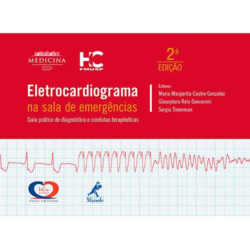 Tamanhos, Medidas e Dimensões do produto Livro - Eletrocardiograma na Sala de Emergências