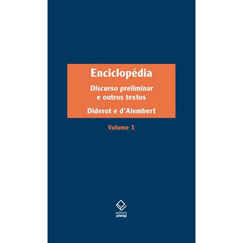 Tamanhos, Medidas e Dimensões do produto Livro - Enciclopédia Discurso Preliminar e Outros Textos