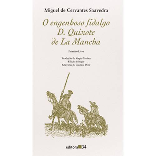 Tamanhos, Medidas e Dimensões do produto Livro - Engenhoso Fidalgo Dom Quixote de La Mancha - V.1