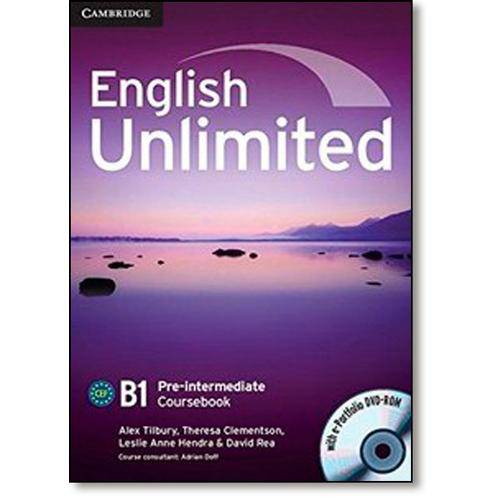 Tamanhos, Medidas e Dimensões do produto Livro - English Unlimited: B1 Pre-Intermediate
