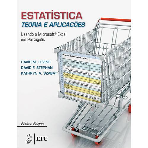 Tamanhos, Medidas e Dimensões do produto Livro - Estatística Teoria e Aplicações: Usando Ms Excel em Português