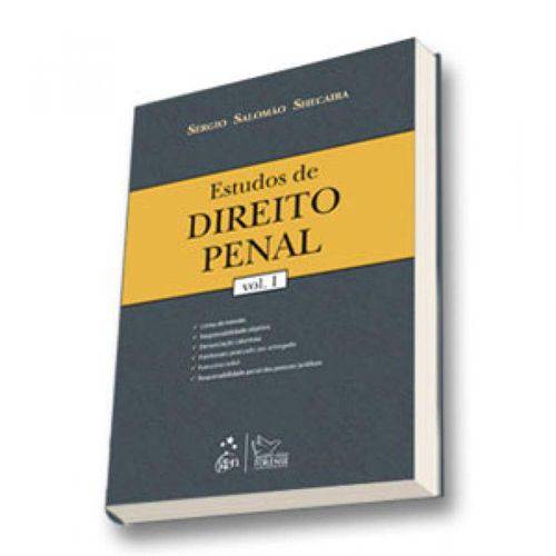 Tamanhos, Medidas e Dimensões do produto Livro - Estudos de Direito Penal Vol. 1 - Shecaira