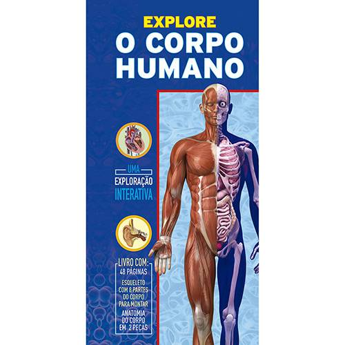 Tamanhos, Medidas e Dimensões do produto Livro - Explore o Corpo Humano