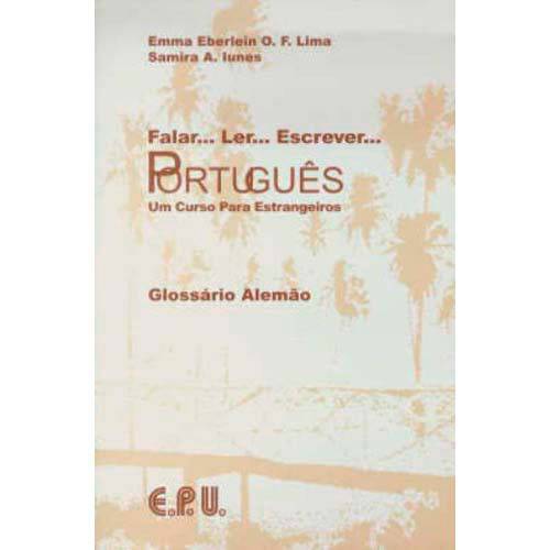 Tamanhos, Medidas e Dimensões do produto Livro - Falar... Ler... Escrever... Português Glossário: Português-Alemão