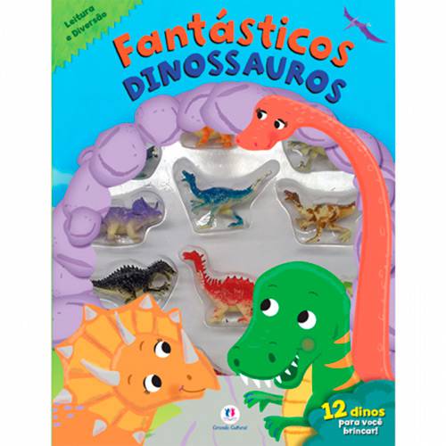 Tamanhos, Medidas e Dimensões do produto Livro - Fantásticos Dinossauros