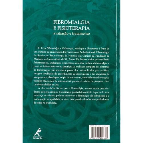 Tamanhos, Medidas e Dimensões do produto Livro - Fibromialgia e Fisioterapia