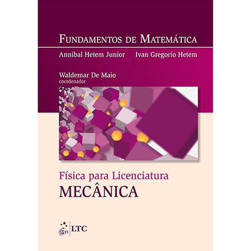 Tamanhos, Medidas e Dimensões do produto Livro - Física para Licenciatura Mecânica - Fundamentos de Matemática