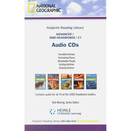 Tamanhos, Medidas e Dimensões do produto Livro - Footprint Reading Library - Level 8 - Audio Cd - British English