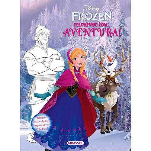 Tamanhos, Medidas e Dimensões do produto Livro - Frozen Colorindo com Aventura!
