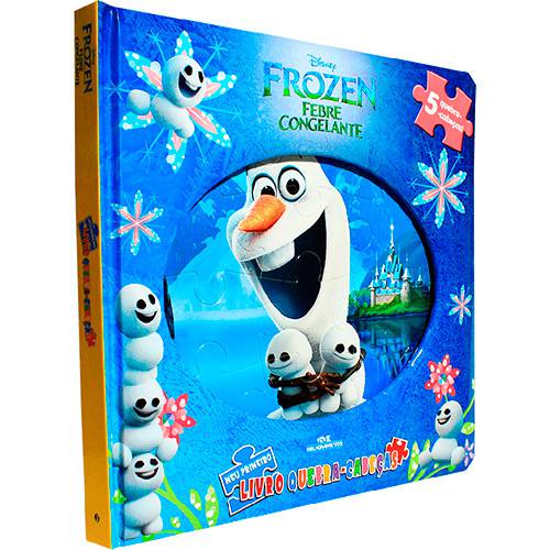 Tamanhos, Medidas e Dimensões do produto Livro - Frozen Febre Congelante: Meu Primeiro Livro Quebra-cabeças
